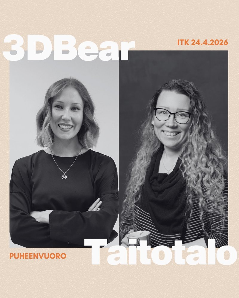 3DBear ja Taitotalo ITK 2026 -puheenvuoro