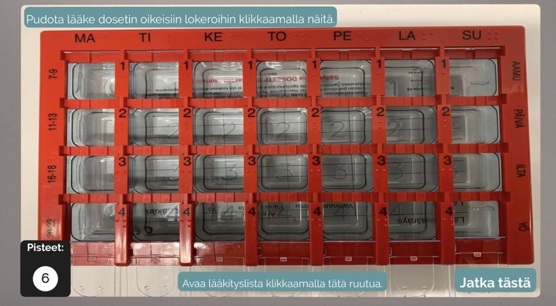 Lääkkeiden jakoa virtuaalisesti