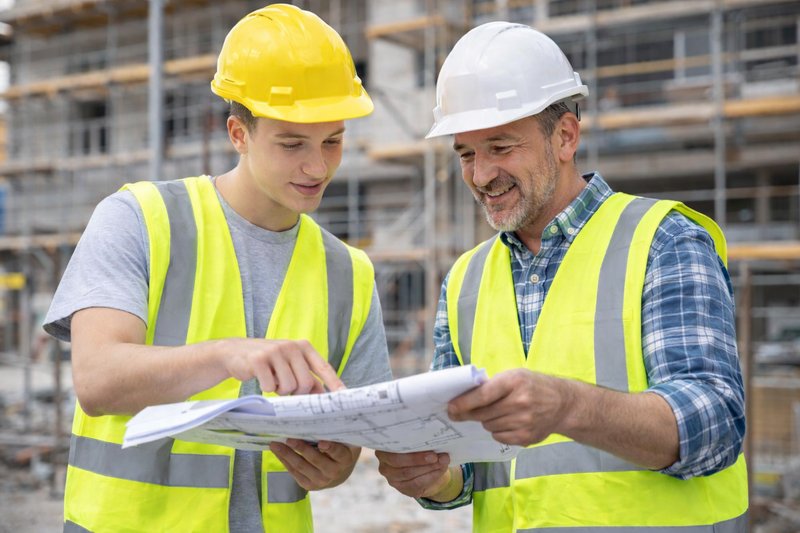 Rakennustyömaalla toimiminen